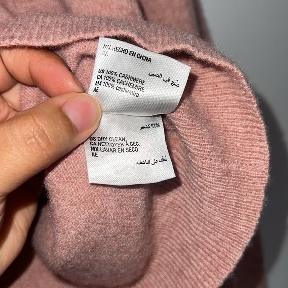 Pink Cashmere Sweater By Charter Club Size Petite Extra Large - Picture 8 of 10